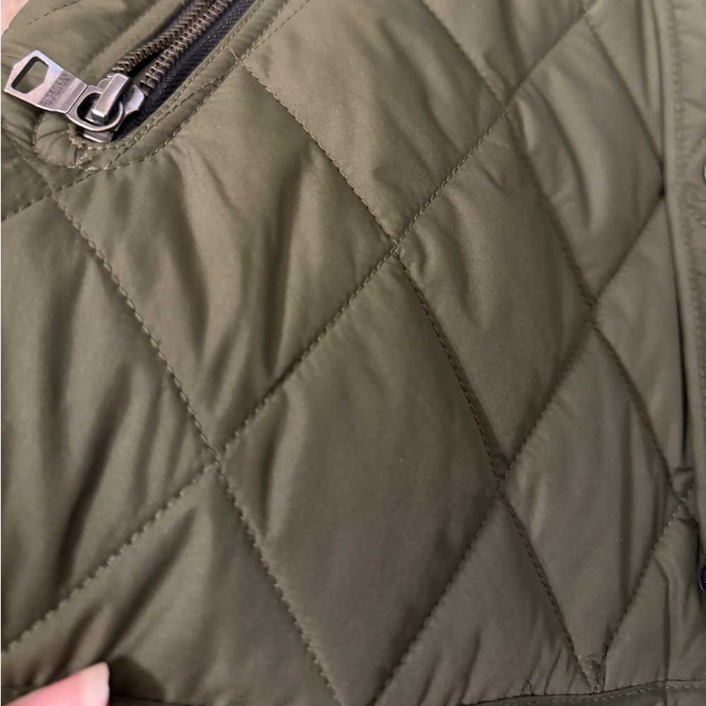 Banana Republic Green Quilted Mens Vest Size Medium - Picture 14 of 14